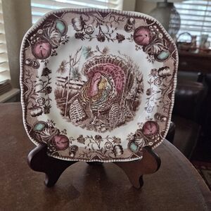 Johnson Brothers "His Majesty" Scalloped Edge Salad Plate
